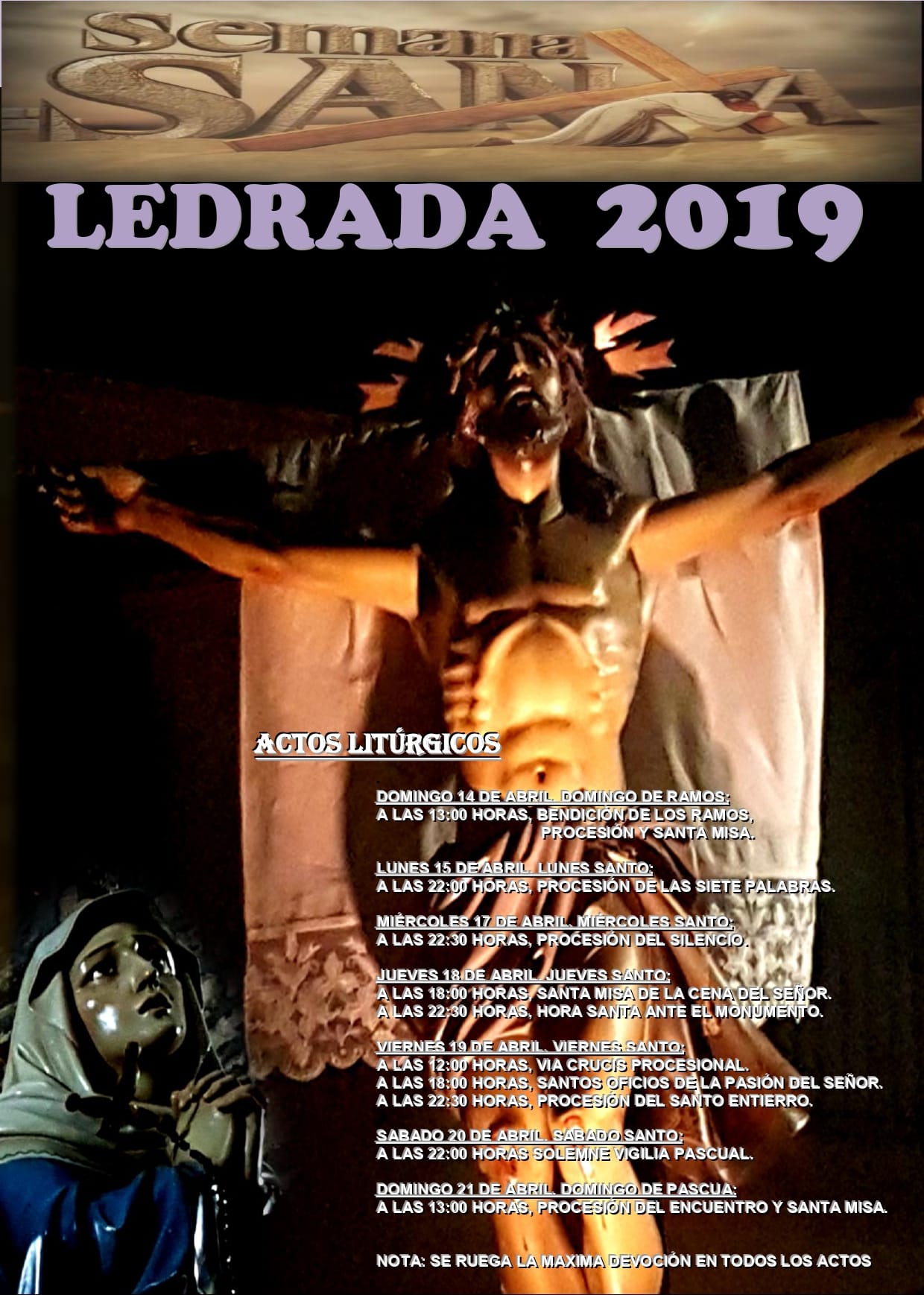 Semana Santa en Ledrada 2019 Ledrada
